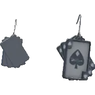 Серьга 'Карты'