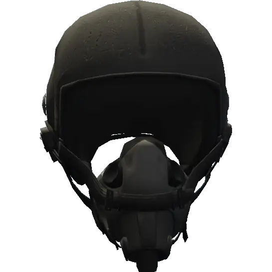 Затемненный шлеп пилота