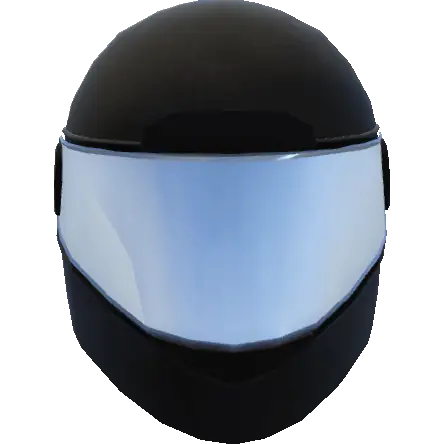 Байкерский глянцевый зеркальный шлем