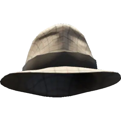 Шляпа в клеточку