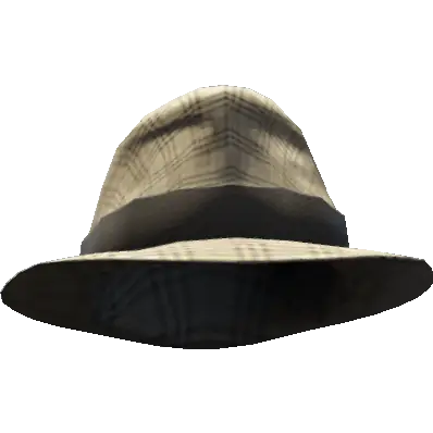 Шляпа в клеточку