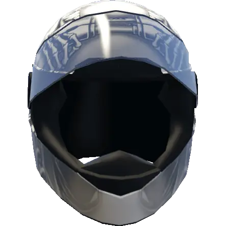 Открытый глянцевый мотоциклетный шлем