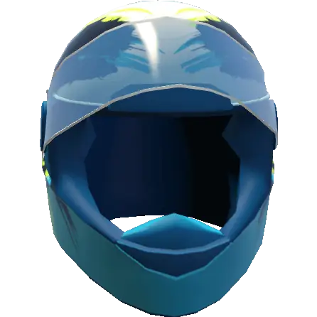 Открытый глянцевый мотоциклетный шлем