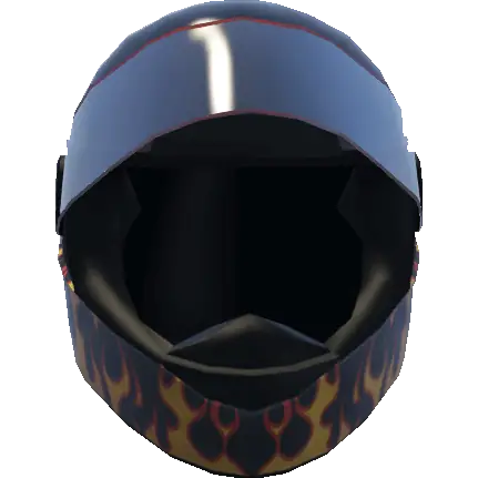 Открытый глянцевый мотоциклетный шлем