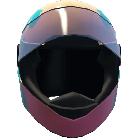 Открытый глянцевый мотоциклетный шлем