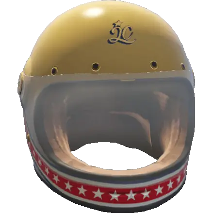 Золотой закрытый шлем ДК