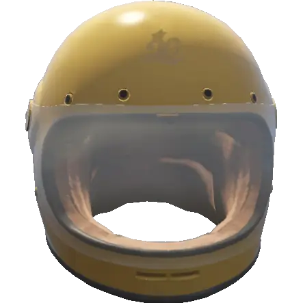 Золотой закрытый шлем ДК