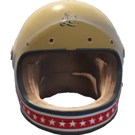 Золотой открытый шлем ДК