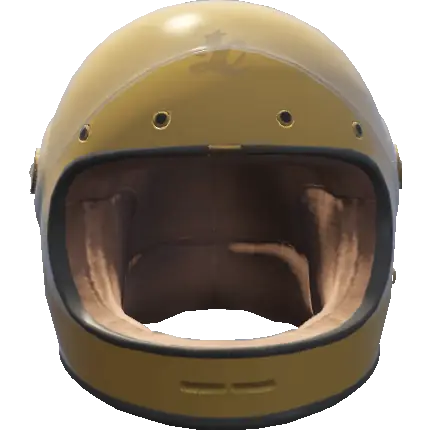 Золотой открытый шлем ДК