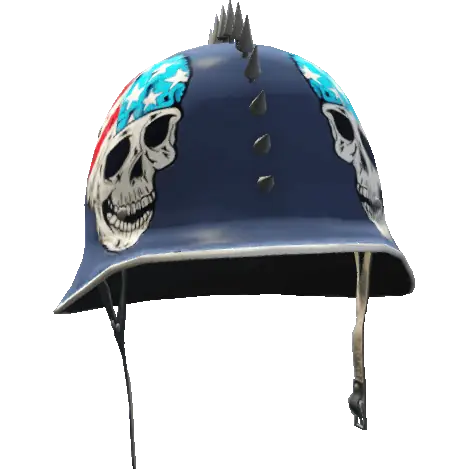 Каска с шипами