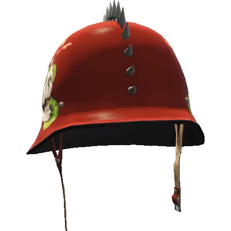 Каска с шипами