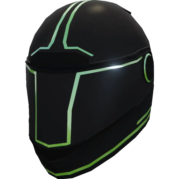 Неоновый закрытый шлем