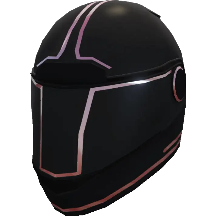 Неоновый закрытый шлем