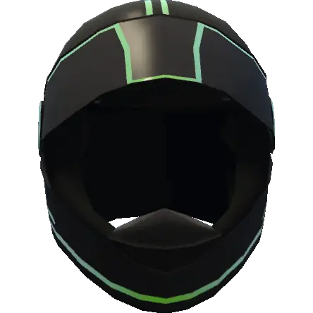 Неоновый открытый шлем