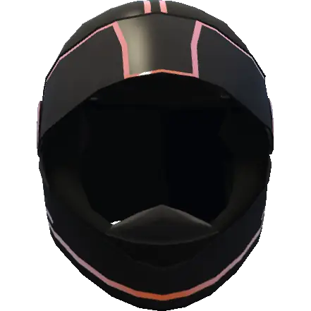 Неоновый открытый шлем