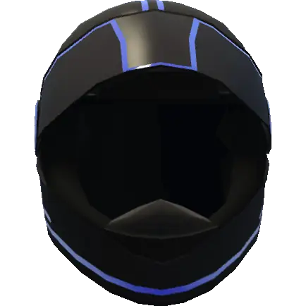 Неоновый открытый шлем