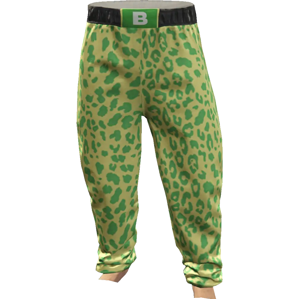 Свободные штаны с цветами