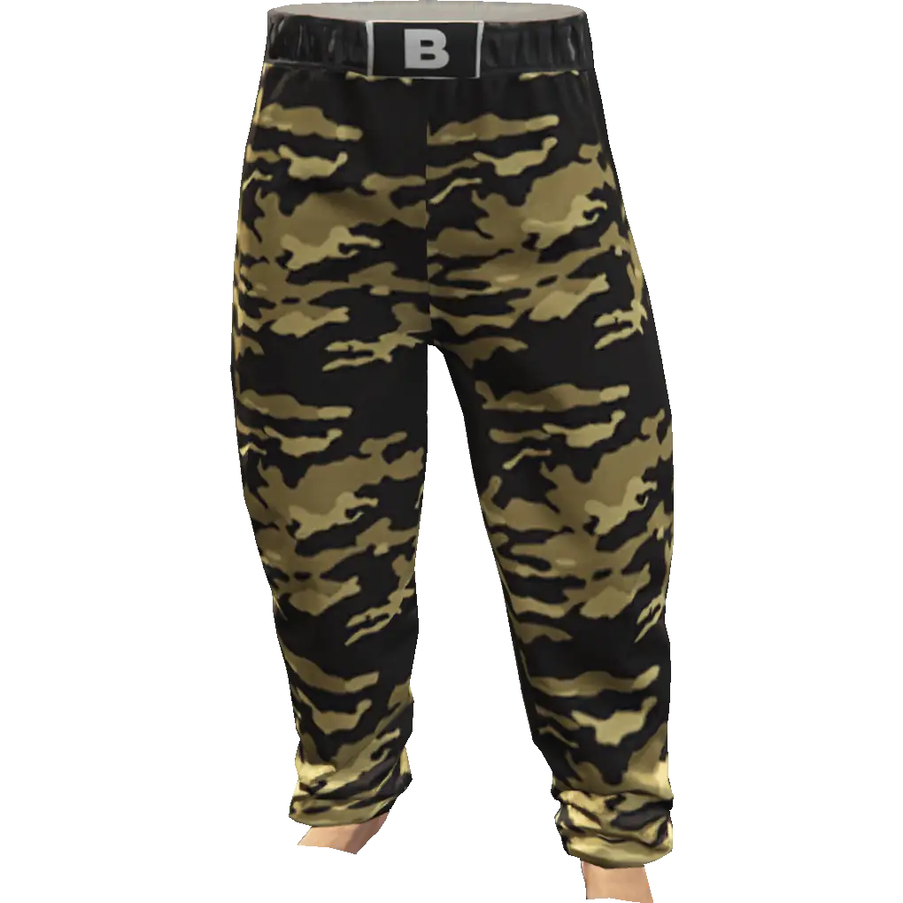 Свободные штаны с цветами