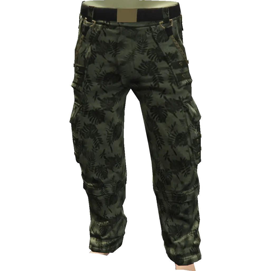 Свободные штаны с цепями