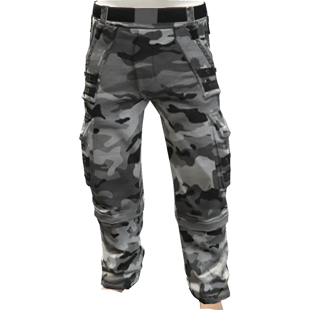 Свободные штаны с цепями