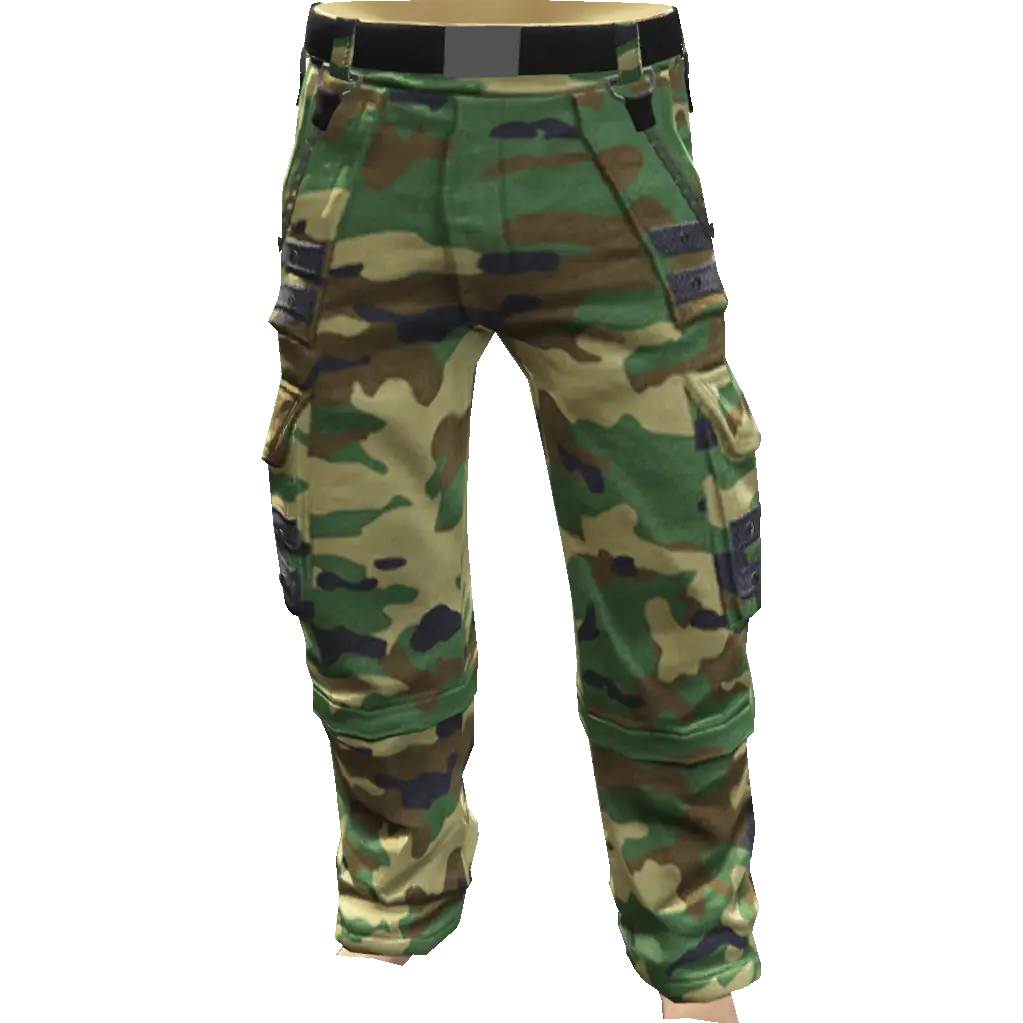 Свободные штаны с цепями