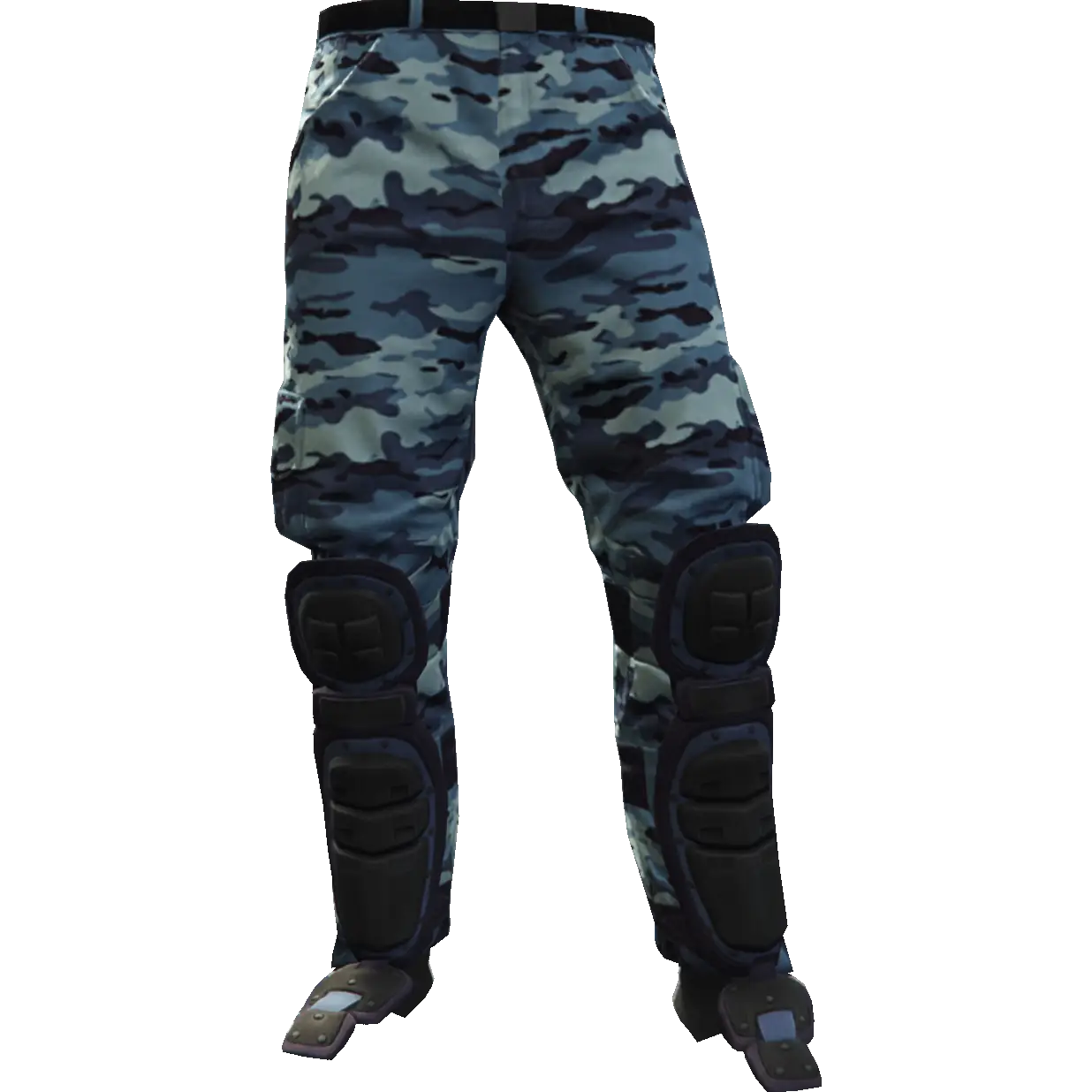 Штаны с накладкой