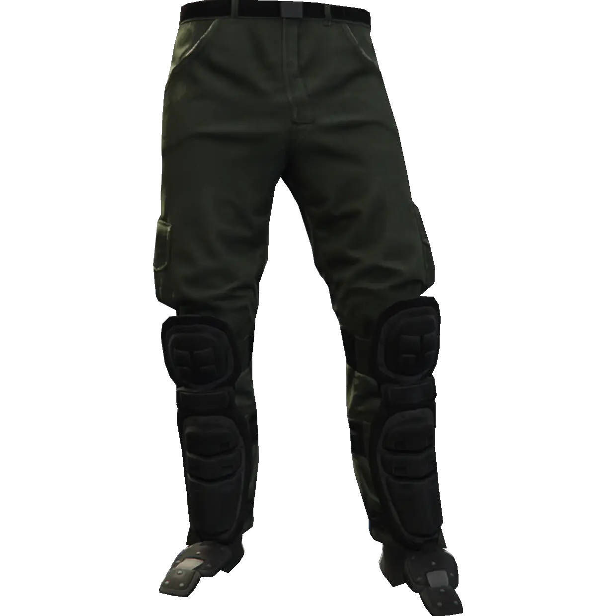 Штаны с накладкой