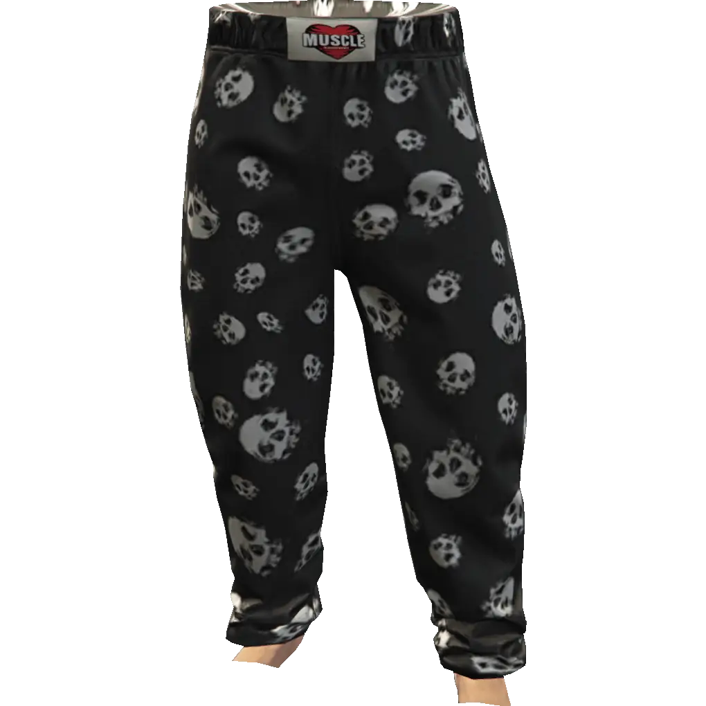 Штаны с черепами