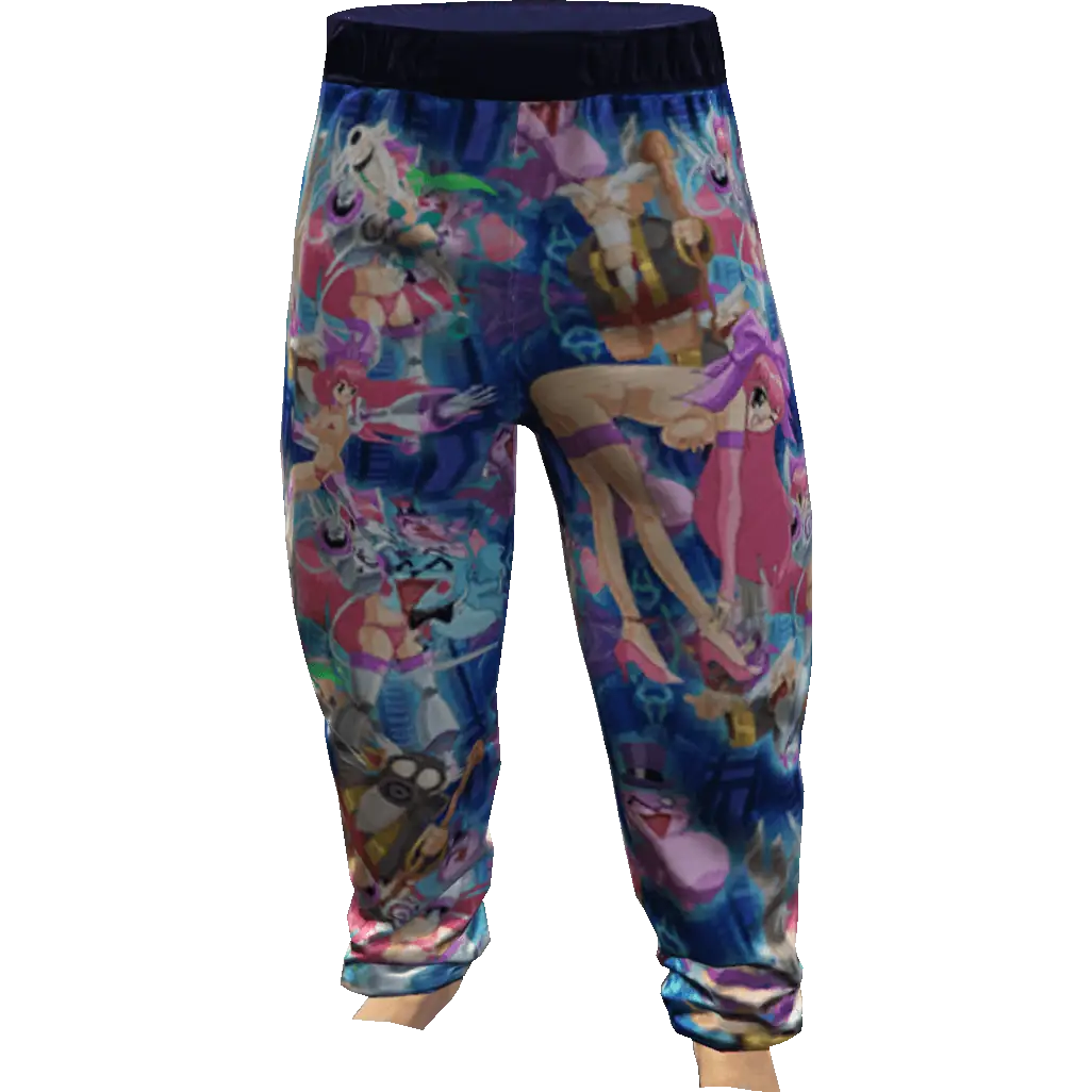 Штаны с черепами