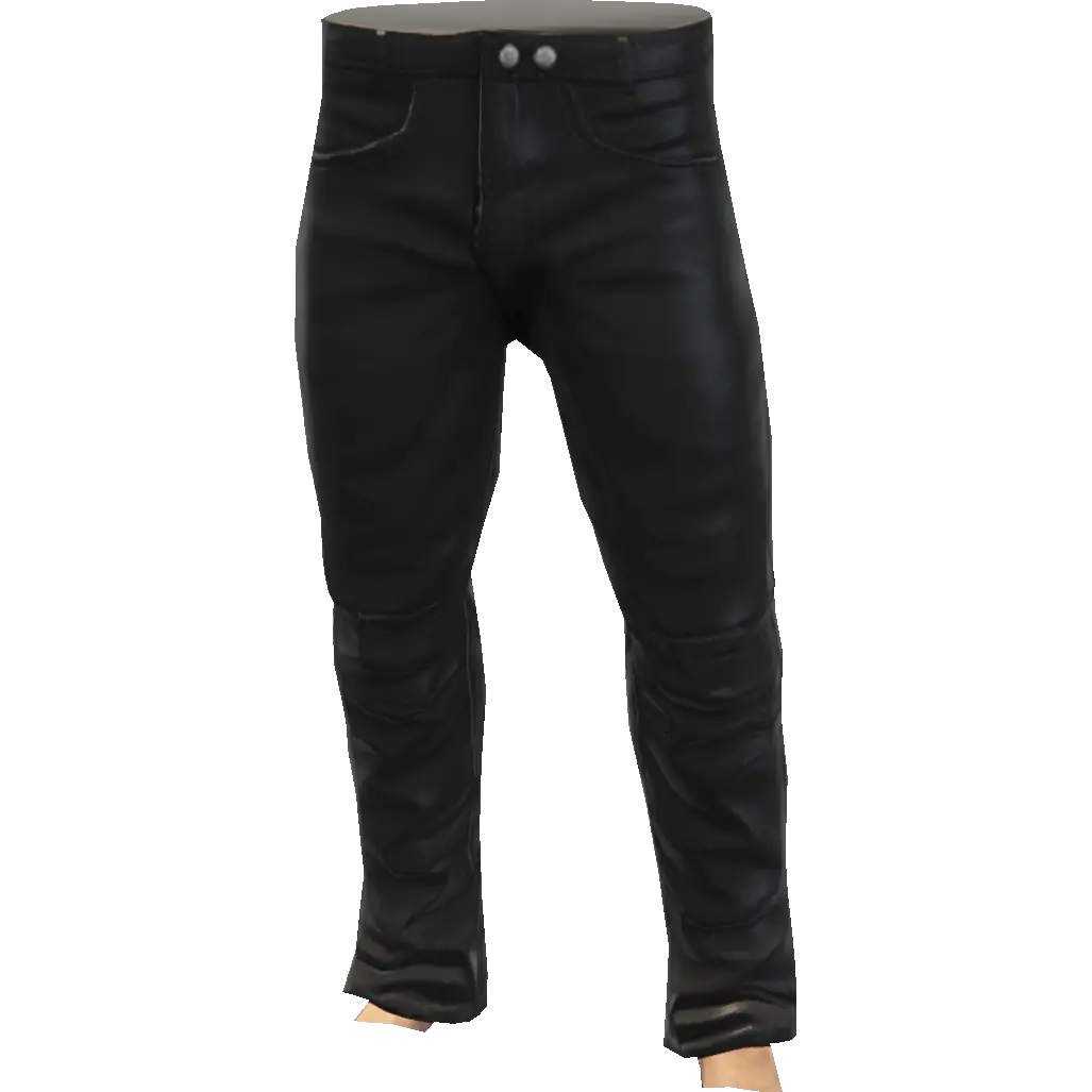 Кожаные штаны в обтяжку