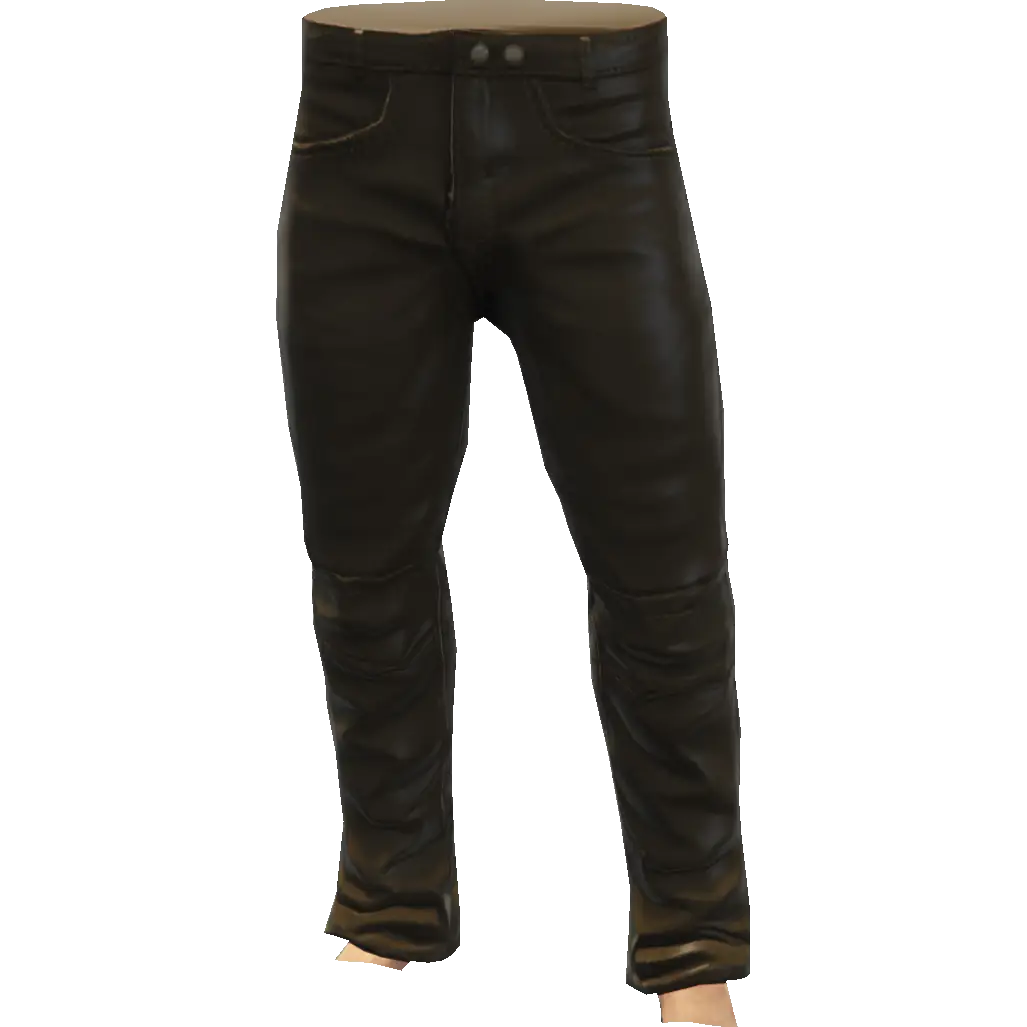 Кожаные штаны в обтяжку