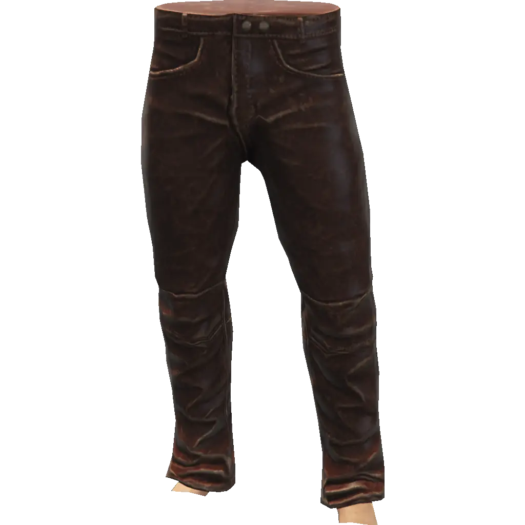 Кожаные штаны в обтяжку