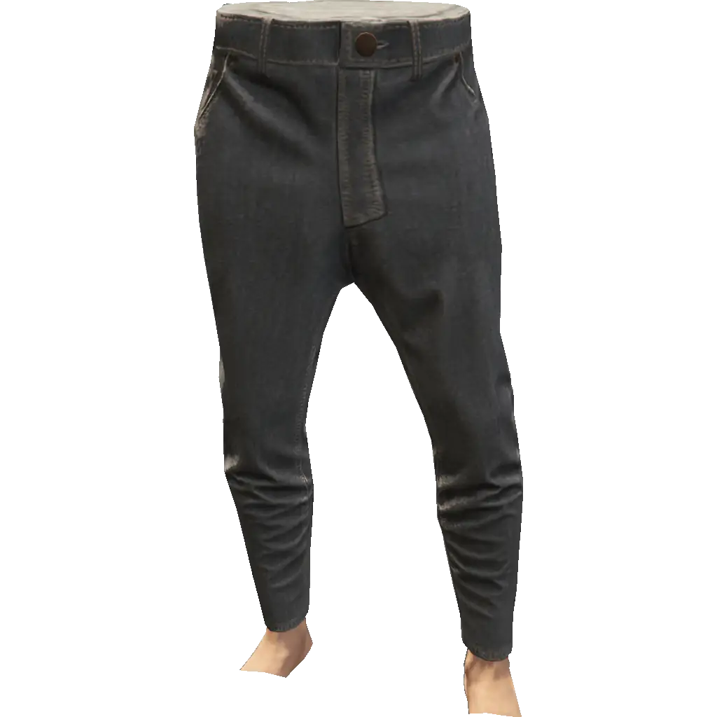 Зауженные джинсы тканевые