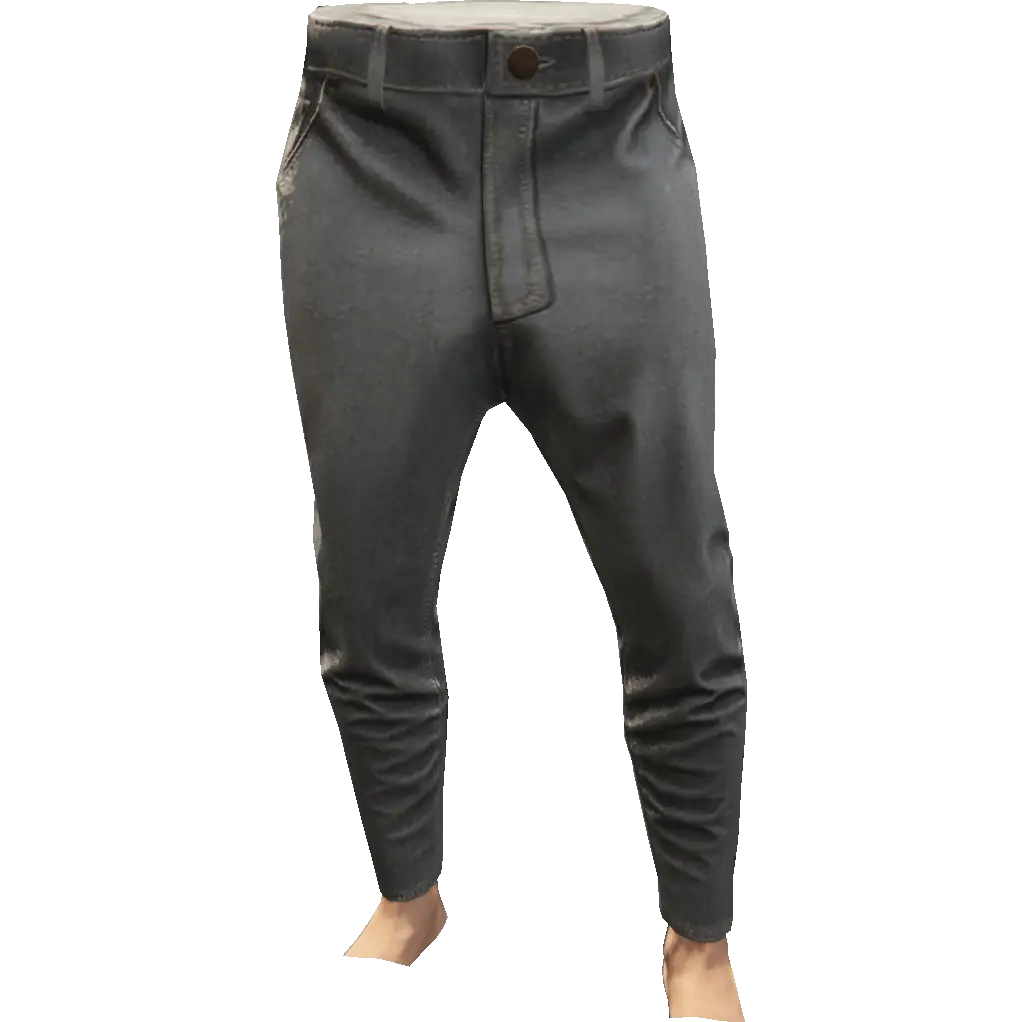 Зауженные джинсы тканевые