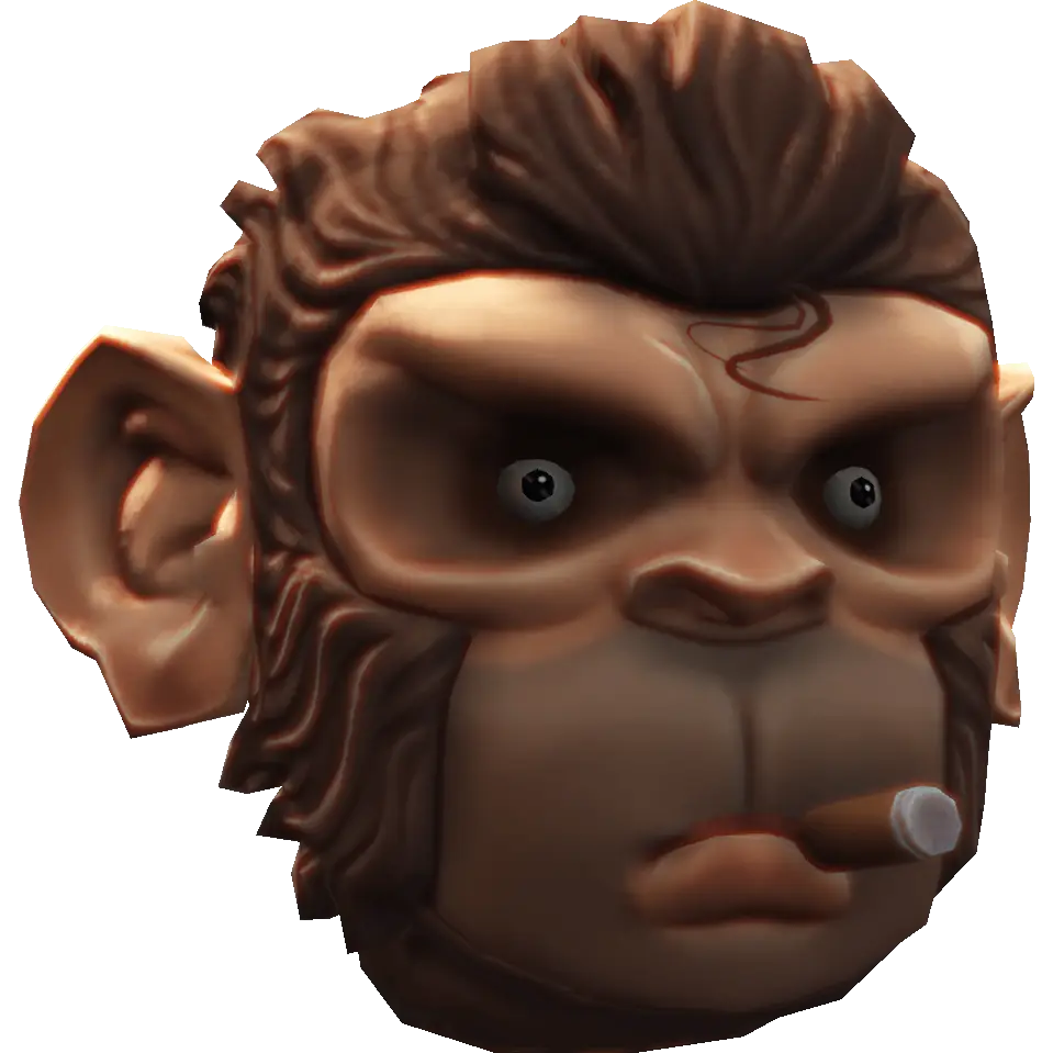 Обезьяна с сигаретой