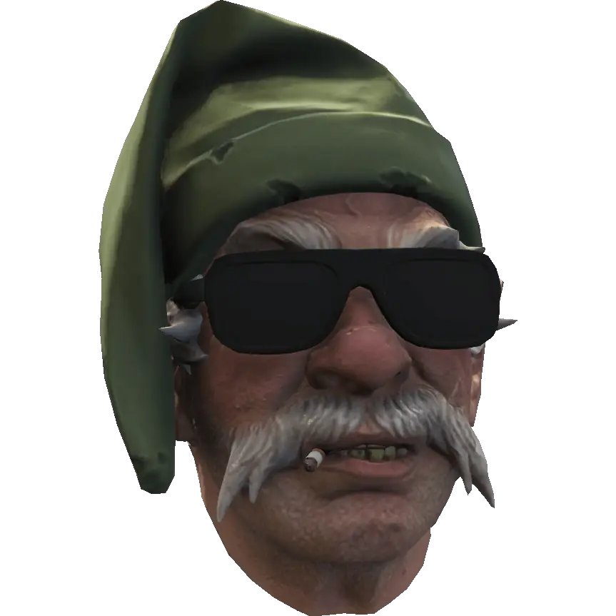 Эльф с сигаретой