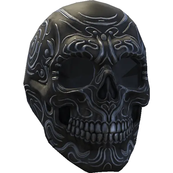 Череп с узорами