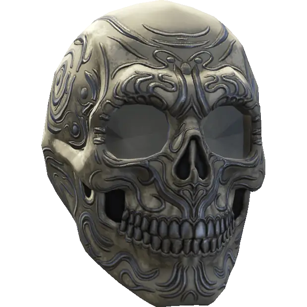 Череп с узорами