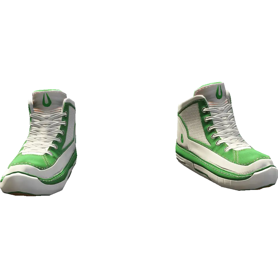 Кроссовки высокие двухцветные