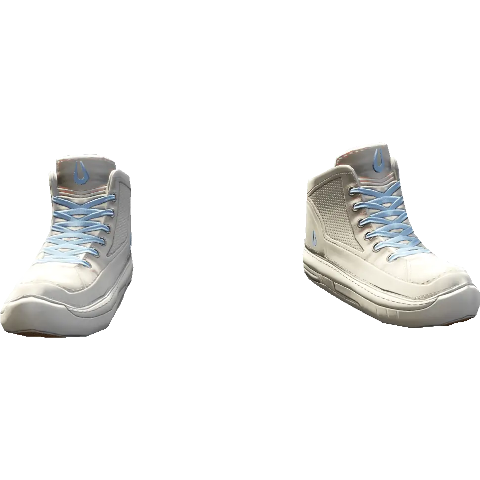 Кроссовки высокие двухцветные