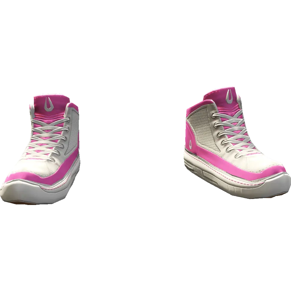 Кроссовки высокие двухцветные