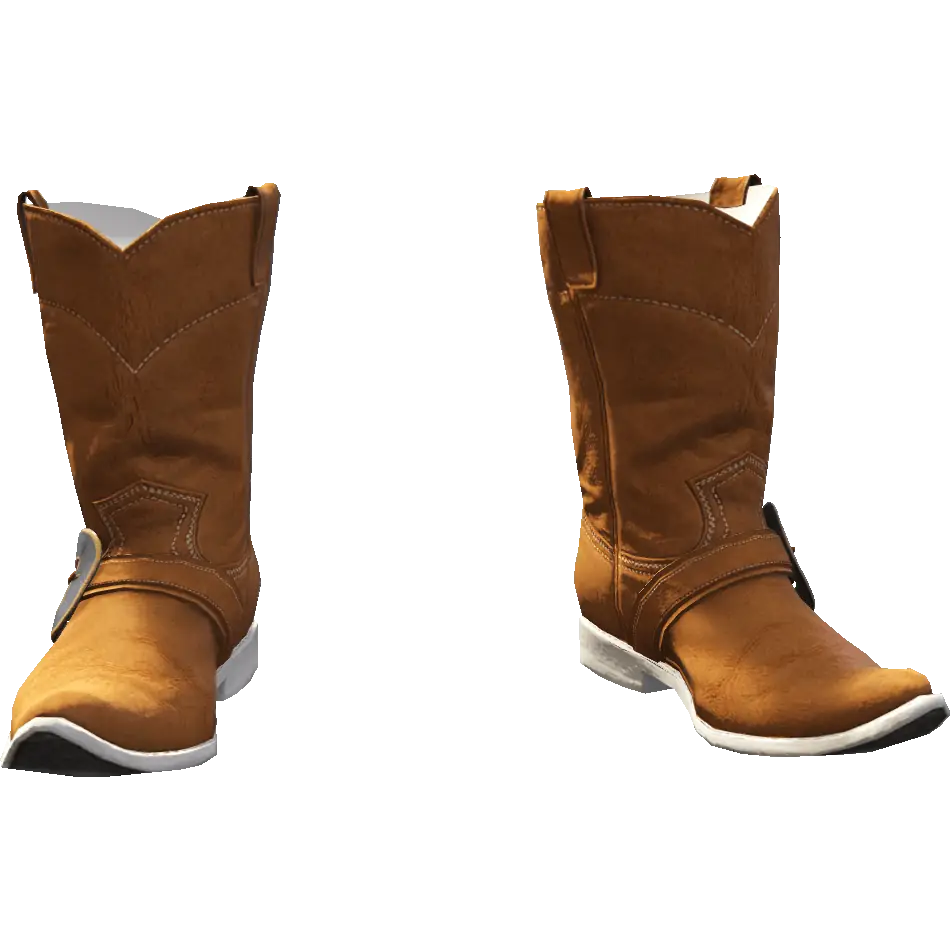 Ковбойские сапоги с застежкой