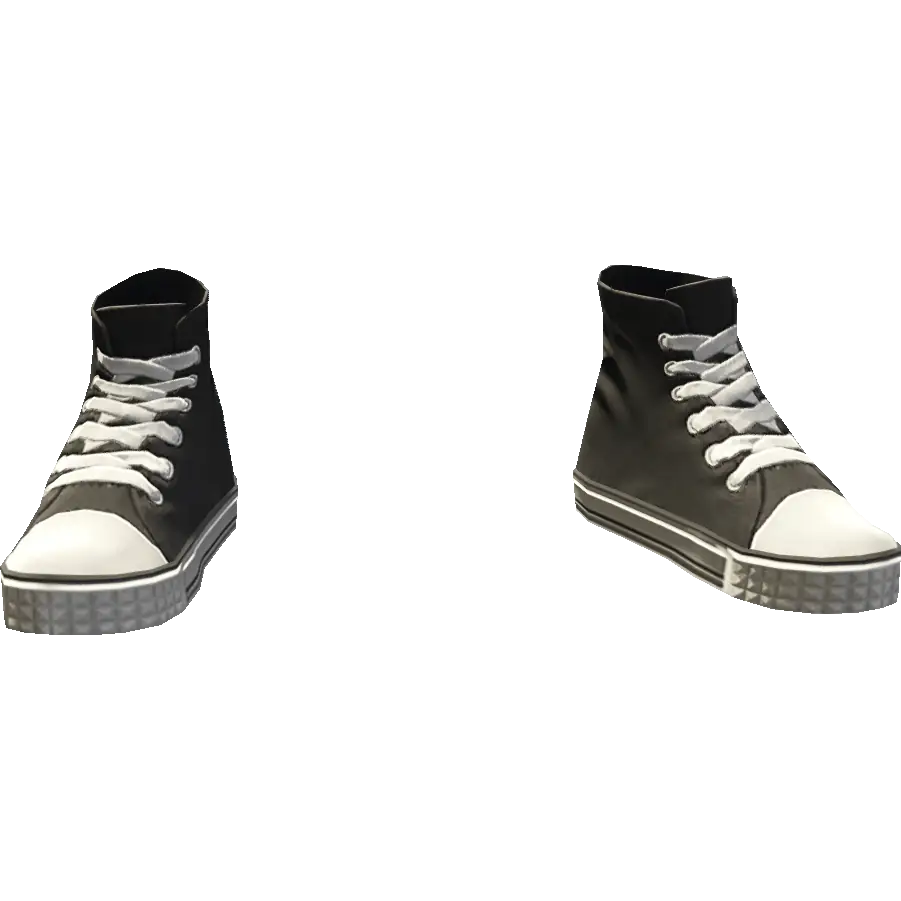 Кеды высокие черные