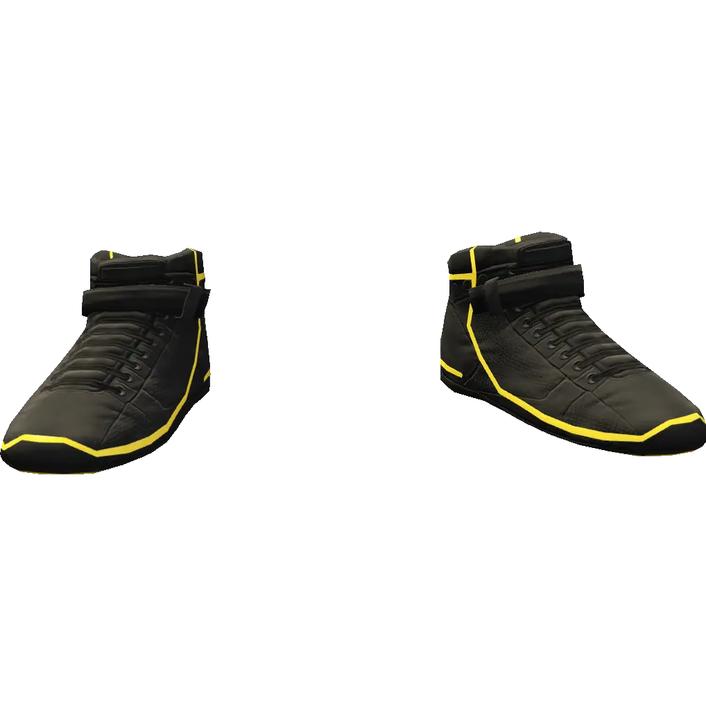 Кроссовки с неоновыми полосками