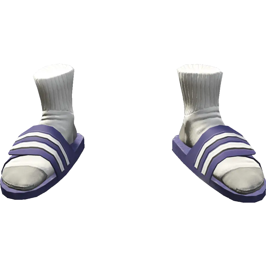 Черные тапочки с носками