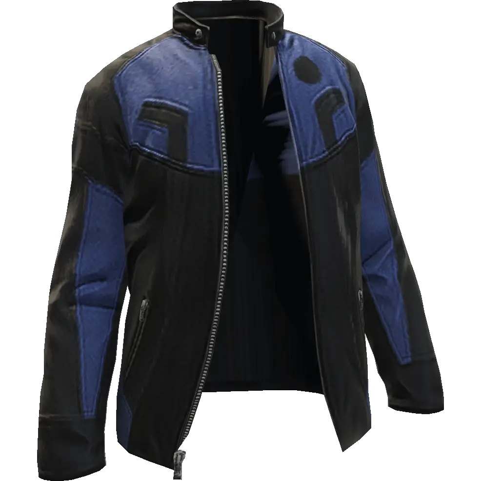 Мотоциклетная куртка со вставками