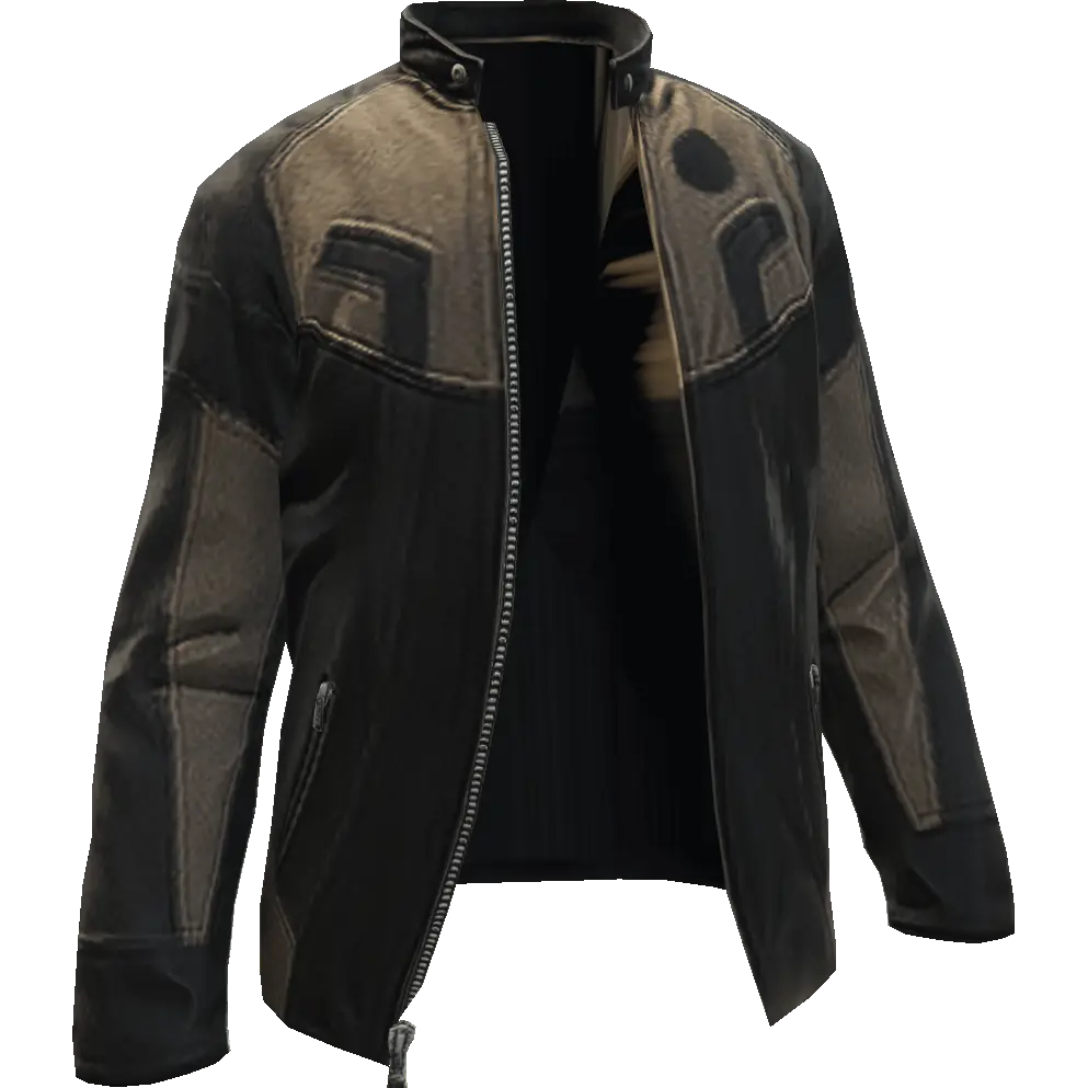 Мотоциклетная куртка со вставками