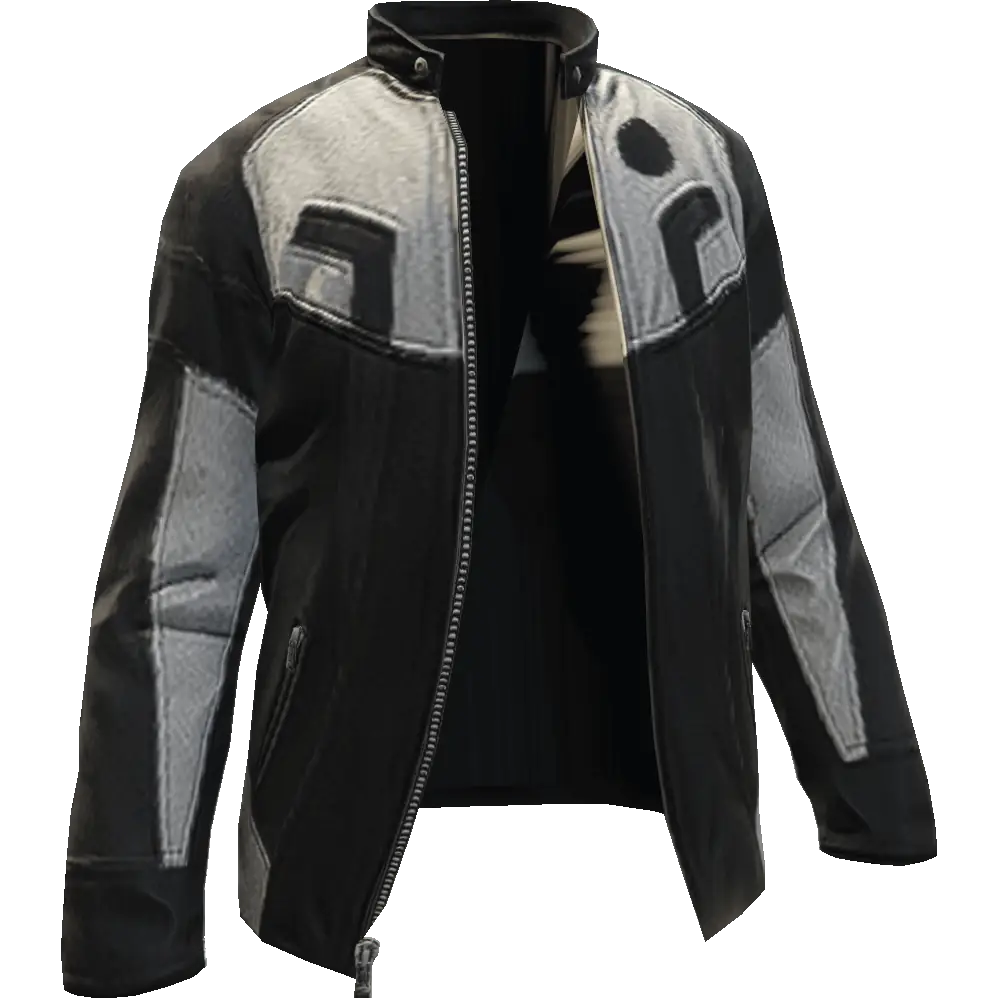 Мотоциклетная куртка со вставками