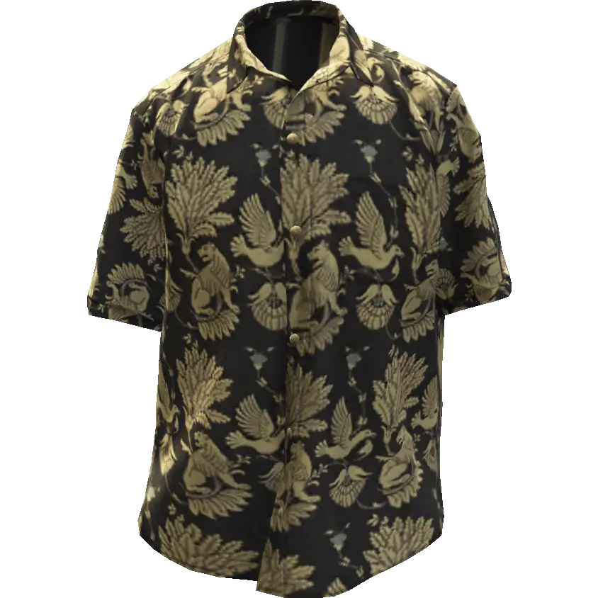 Рубашка с птицами