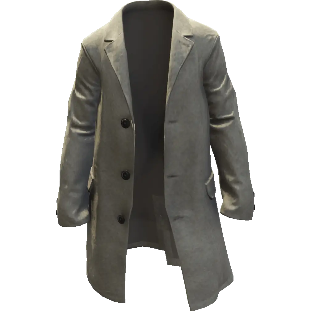 Пальто расстегнутое